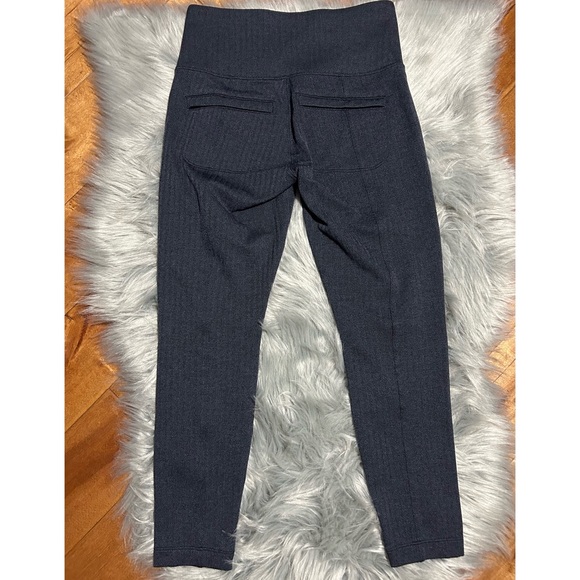 ATHLETA Delancey Herringbone Tight Leggings Navy Blue Yoga Pants Size XSP - Picture 6 of 7